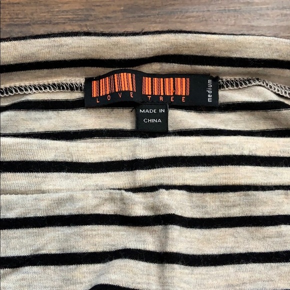 Striped Bodycon Skirt Women’s M - Picture 2 of 4